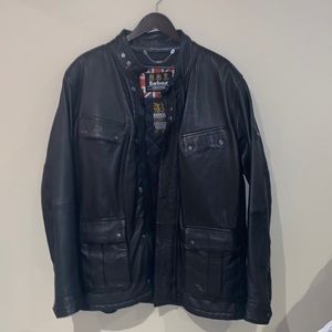 Barbour International Leather Heavyweight Jacket